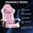 Ergonomic Gaming Chair Racing Style Office Chair, High-Back Computer Desk Chair with Adjustable Lumbar Support & Headrest, 360 Swivel Reclining PU Leather PC Gamer Chair for Adults,-64095914
