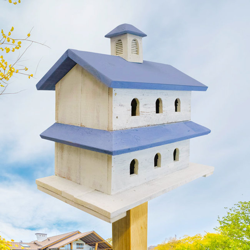 Maison d'oiseaux Carlisle (avec coupole) pour les martins mauves - 6 pièces