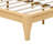 Solid Dry Bamboo Wood Platform Bed Frame, With Wood Slat Support-1294072767