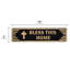 Plaque de porte art déco - Bless This Home / W / Cross