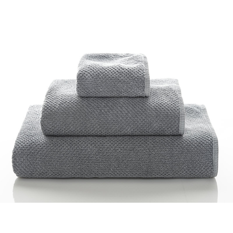 Bee Waffle Waffle Towel, 12" W x 20" L, Stone, Fingertip Towel 1-Pack
