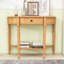 Console en bois avec tiroir et tablette-1095167734