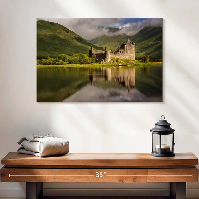 Lilie Kilchurn Castle, H 16 po x l 24 po
