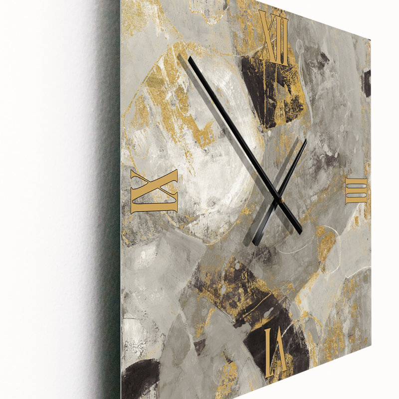 Glam Gold Desert Neutral - Horloge murale Glam, Moyen