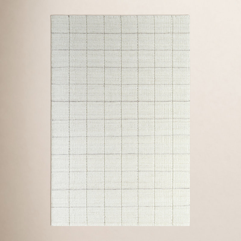 Tapis géométrique en laine Lavande, Rectangle 2 pi x 3 pi