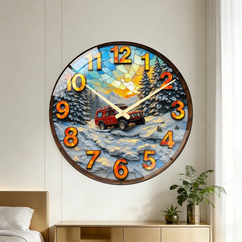 Horloge murale moderne 24 po