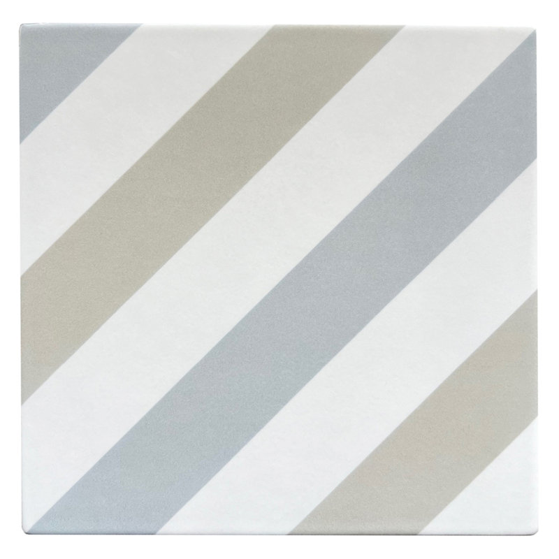 Serene 8" x 8" Ceramic Patterned Wall & Floor Tile