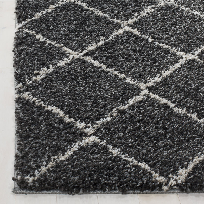Stoneham Geometric Hand Woven Area Rug, Rectangle 201 x 279 cm