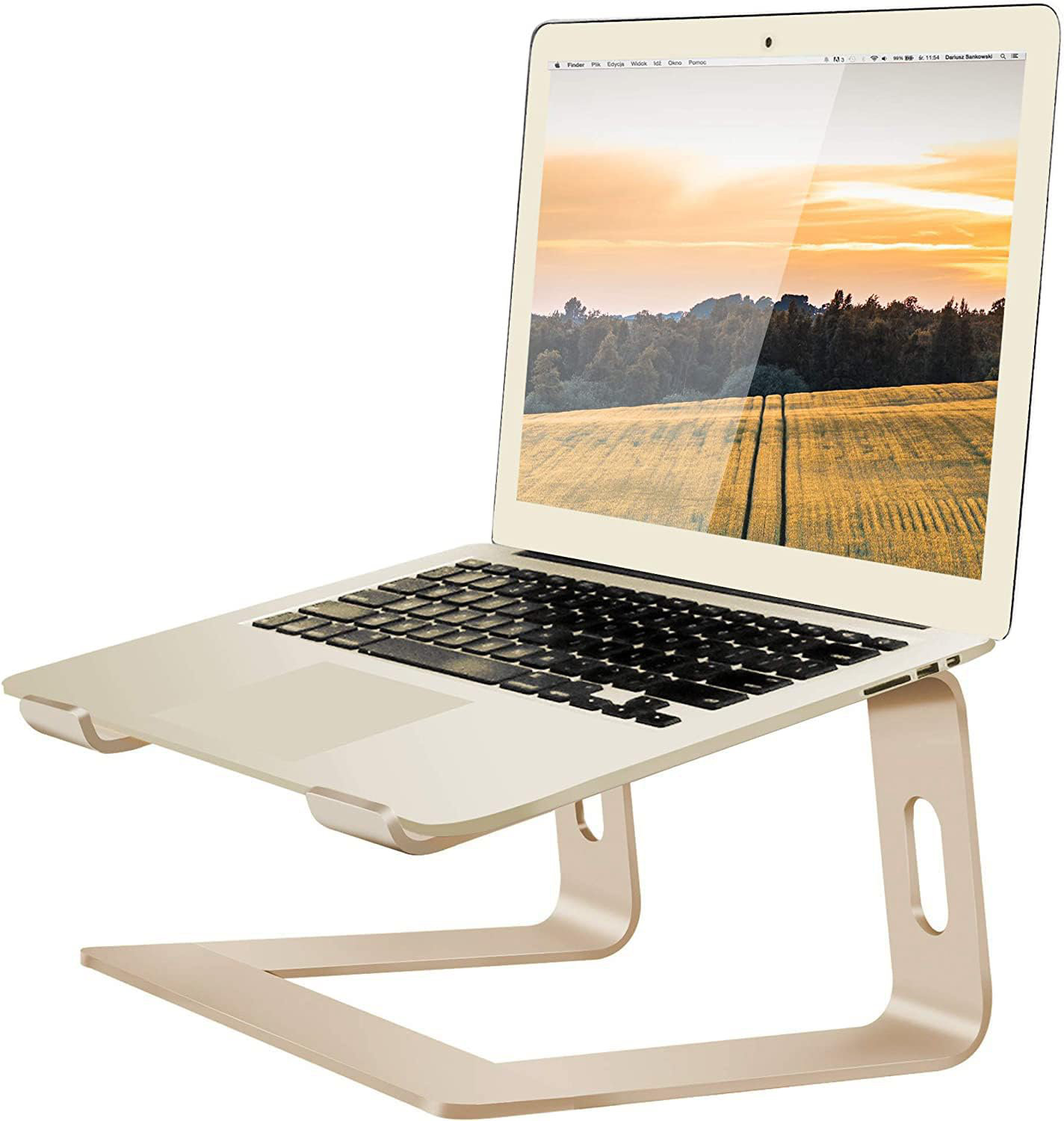 LEERWEI Laptop Stand Aluminum Laptop Riser Compatible With Mac Macbook ...