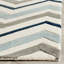 Tapis gris / bleu / beige en laine touffeté à la main Teresita-293179406