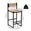 Ensemble de 2 tabourets de bar Honey
