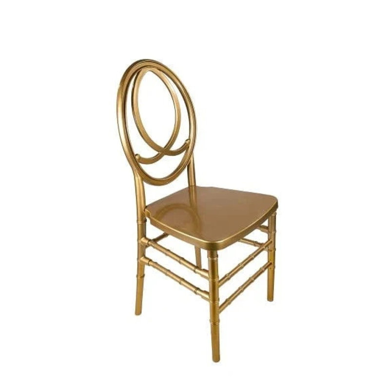 Infinity Resin Chair by Chivari (Assembly Req), Gold