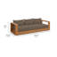 Canapé d'extérieur Deep Exhale (gris anthracite cacao)-276305684