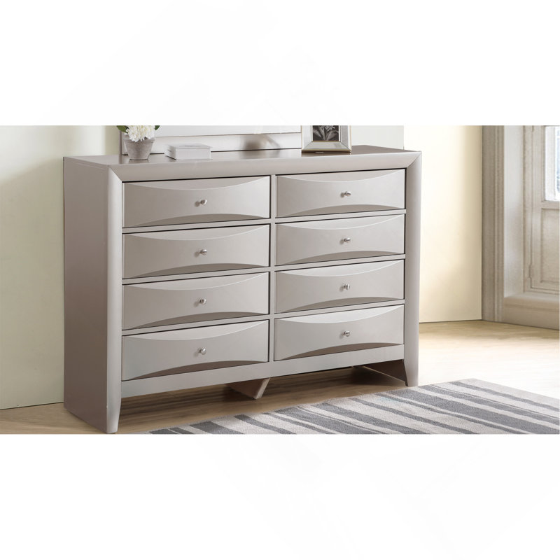 Commode Marilla G1503-D, champagne argenté
