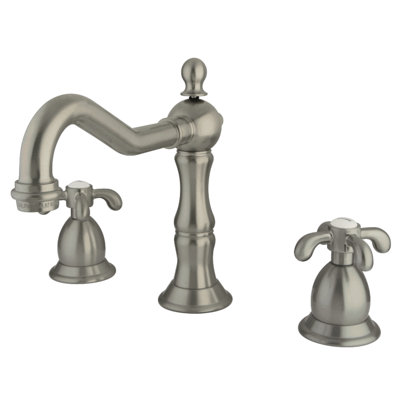 French Country Widespread Faucet with Drain