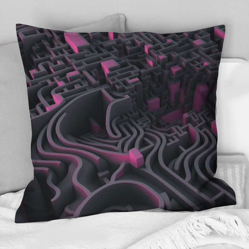 Coussin Futuristic Labyrinth