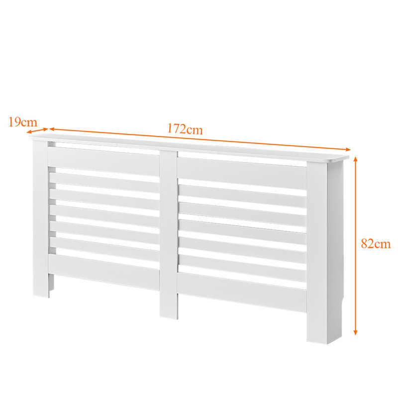 Emme Radiator Cover, 82cm H x 172cm W x 19cm D