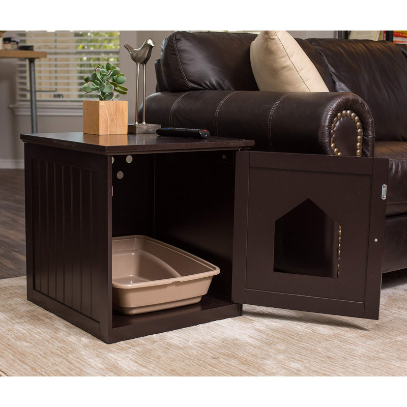 Maison de chat et table d'appoint Internet's Best, Expresso