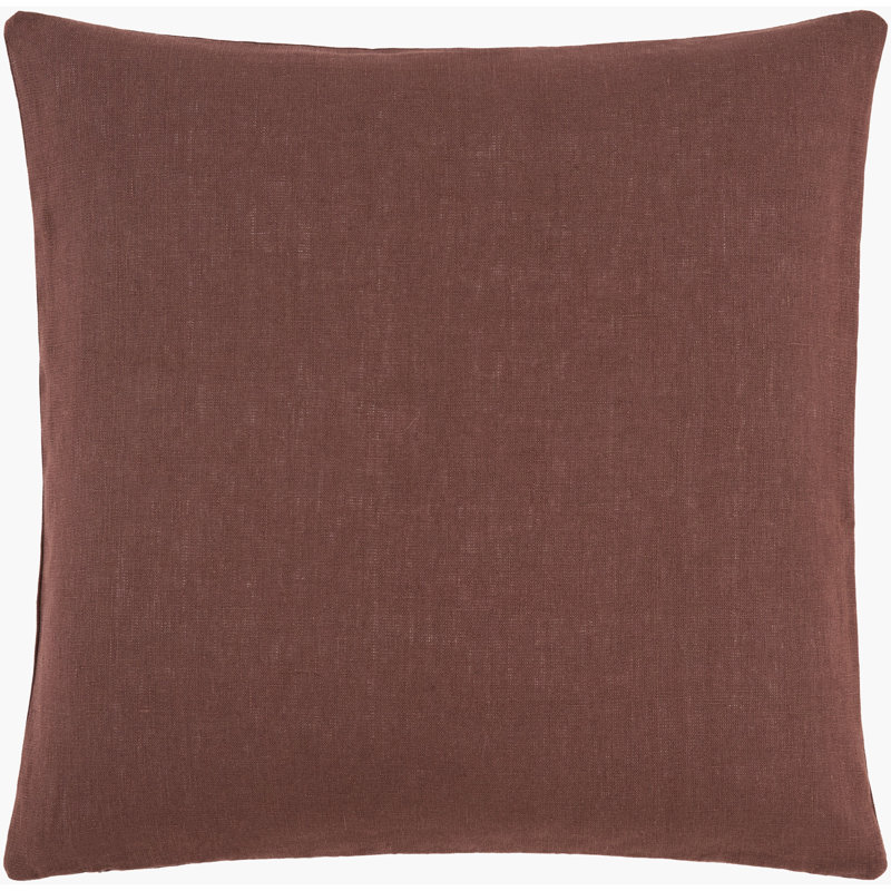 Dilip Accent Pillow, Square 20", Dark Brown