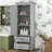 Tall Storage Cabinet With Doors And Drawers, Bathroom Storage Cabinet With Adjustable Shelves, Freestanding Storage Organizer-1964953967