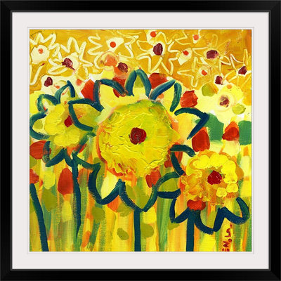 Nolani parmi les tournesols no 1 - reproduction