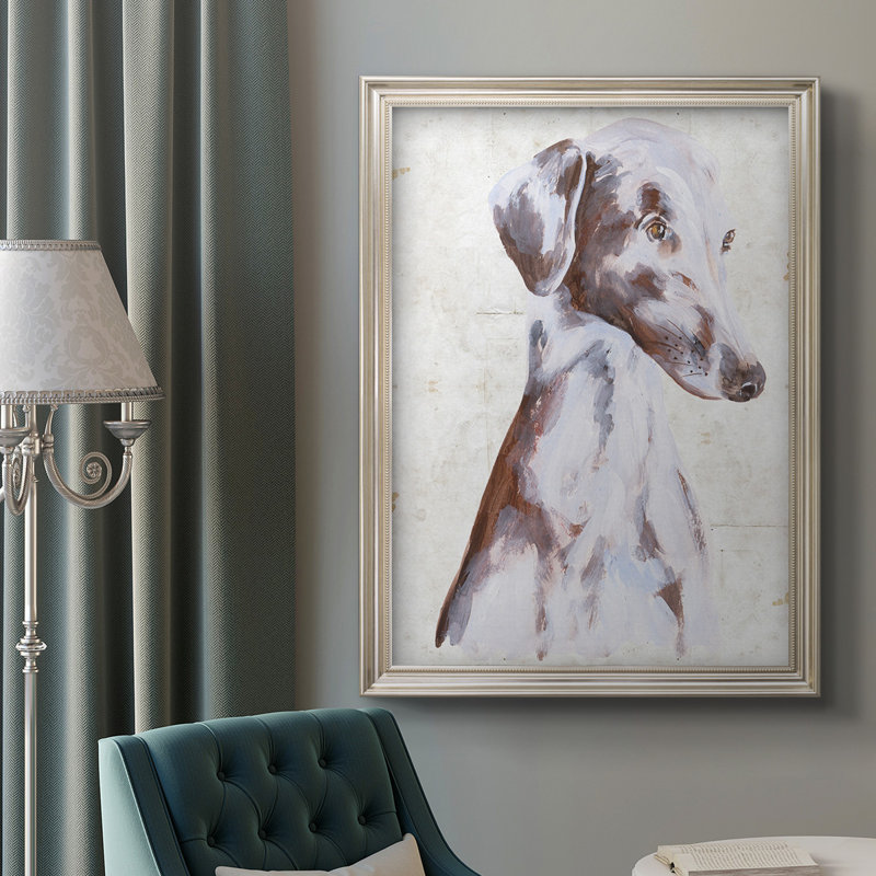 «Sitting Dog II», reproduction d'art sur toile, L 21 po x H 25 po