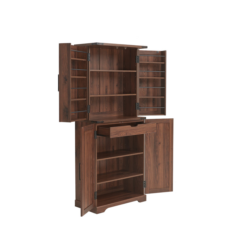 182.5cm Kitchen Pantry, Brown