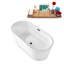 1570mm x 749.3mm Soaking Acrylic Bathtub-368009393