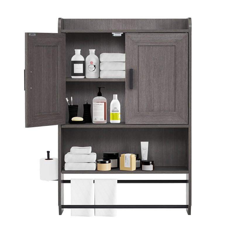 Bathroom Cabinet, Gray
