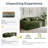 Boneless 74.8" Upholstered Sofa Couch-407967503