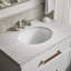 Caxton Ceramic Oval Undermount Bathroom Sink-11145207