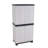 Lockable Storage Cabinet with 3 Adjustable Shelves - Gray - 48 in (1.2 m)-911160003