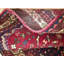 Pragna Oriental Area Rug in Red