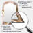 Subtle Sophistication In Exquisite Pink & Gold VI - Liquid Ink Arch Wall Mirror, Pink Asymmetrical Decorative Mirror, Printed Metal Art-576595018