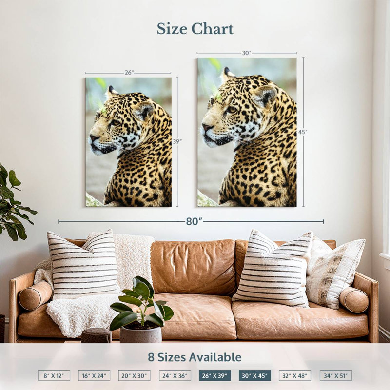 Brampt Jaguar Look, 39" H x 26" W