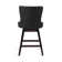 Lexys Swivel Upholstered 26'' Counter Stool with Solid Wood Frame