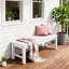 Banc de jardin en plastique 4 pi pour l'extérieur-853076900