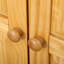 Armoire de rangement 67 po Pinewood, garde-manger autoportant avec portes et tablettes, salle à manger