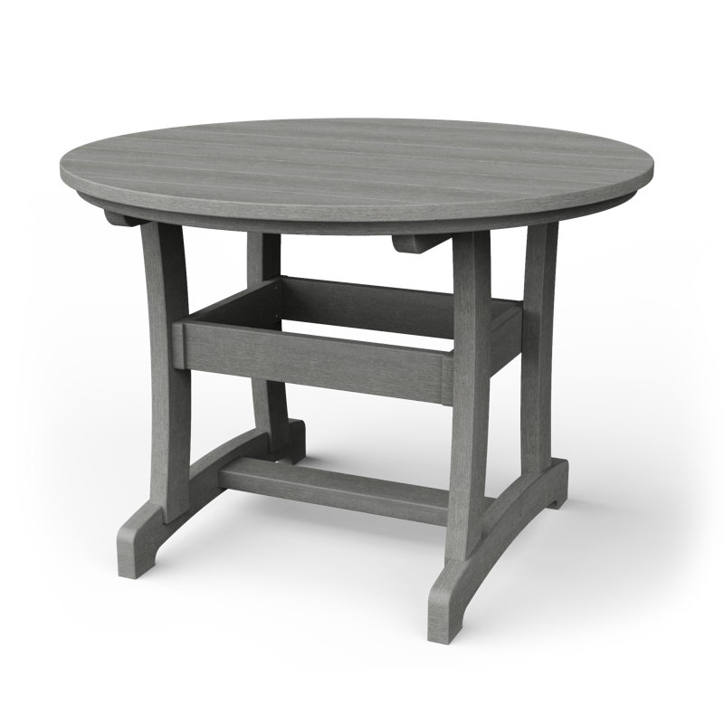 Table de salle à manger Stella, H 42 po x l 42 po x P 42 po, Gris bois flotté