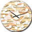 Horloge murale Golden Mid-Century III-40748386
