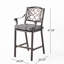 Tabouret de bar de patio 28,25" avec coussin Pinheiro-370050850