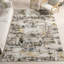 Tapis abstrait lavable à la machine Aaliyah SpinClean-1037214786