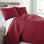 Southshore Fine Linens Southshore Essentials Quilt Set in Bone, Double-Brushed Microfiber Oversized Embroidered Lightweight Quilt with 2 Standard Pillow Shams, Full / Queen