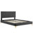 Modway Leah Chevron Tufted Performance Velvet Platform Bed-476844113-476844115