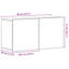 TV Cabinet Black Oak Engineered Wood-164846648