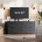 TV Stand with Mount, 9 Drawers Dresser for Bedroom, Wood Television Stand with Adjustment for 32-85 inch TVs, Large Entertainment Center Media Console for Living Room-1704292285