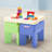 Kids 4 Piece Rectangular Play Or Activity Table