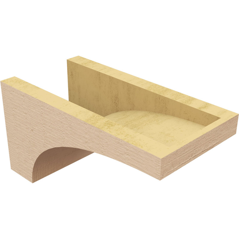 Bois de cèdre brut StockportThane Corbel, apprêté brun clair Stockport, H 6 po x l 6 po x P 12 po