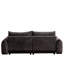 Laine d'agneau de style Mid-Century moderne pour les espaces décontractés - construction gris