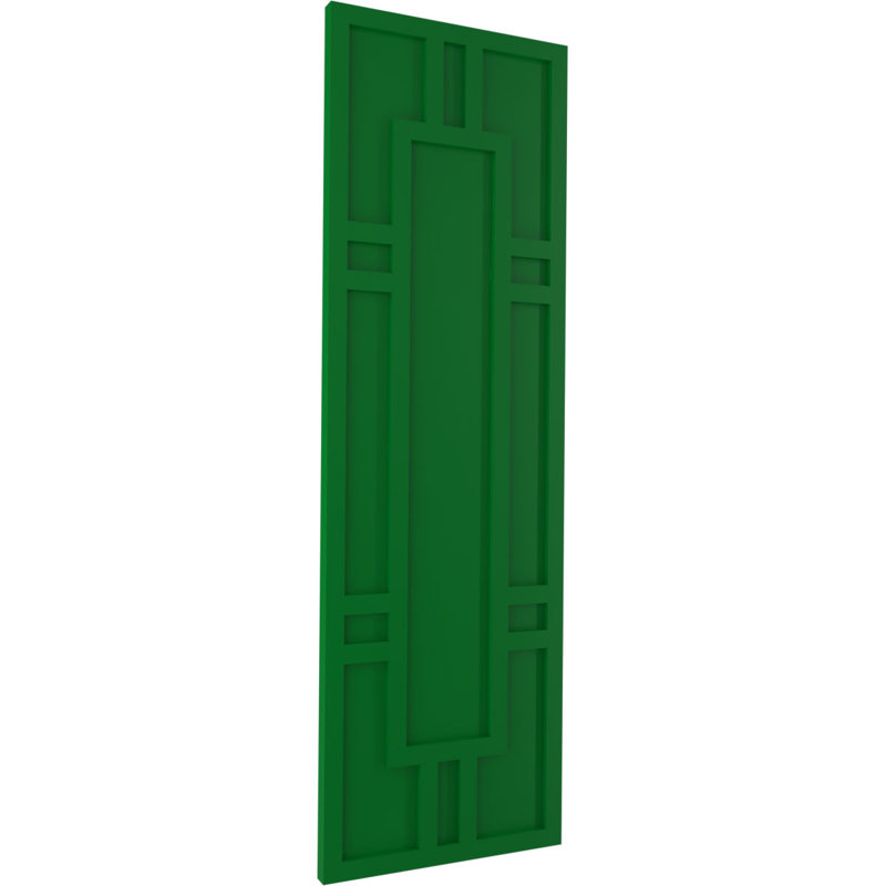 Volets en PVC True Fit Hastings, Vert Guignet, 63", 18"
